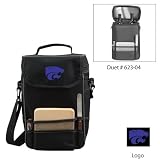 Kansas State Wildcats NCAA Duet Wine and Cheese Tote (Black/Grey)