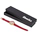 WOODIES Red Bamboo Wood Watch
