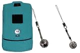 Relic Crystal Studded Ball Cell Phone Charm