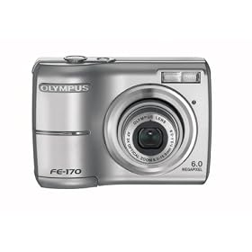 Olympus FE-170 6MP Digital Camera with 3x Optical Zoom