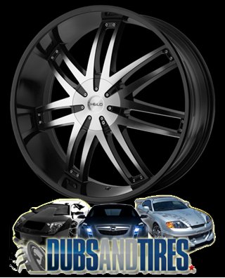 26 Inch HELO Gloss Black Rims
