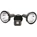 Designers Edge L-992BR Two-Light Downward Floodlight,180-Degree Motion-Activated, Bronze