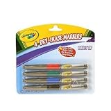 Dry-Erase Bullet Tip Marker 4-Pack: Assorted Colors