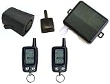 Megalarm - MEGA 3102-C - Long Range 2 Way Paging LCD 4 Channel Motorcycle Alarm Security System With 2 LCD Remotes, Free Leather Case