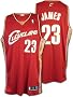 LeBron James Cleveland Cavaliers Authentic Maroon NBA Jersey