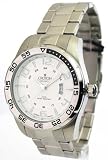 MENS CROTON STEEL TACHYMETER AQUAMATIC DATE WATCH CA301167SSDW