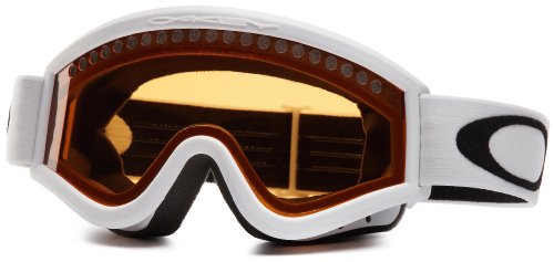 Oakley Unisex-Adult L Frame Snow Goggle(Matte White,Persimmon) On Sale