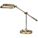 Verilux Heritage Natural Spectrum Deluxe Desk Lamp, Antiqued Brushed Brass