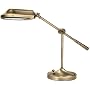 Verilux Heritage Natural Spectrum Deluxe Desk Lamp, Antiqued Brushed Brass