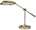 Office Products : Verilux Heritage Natural Spectrum Deluxe Desk Lamp, Antiqued Brushed Brass