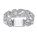 10k White Gold White Diamond Ring (1/4 cttw, H-I Color, I1-I2 Clarity), Size 7