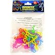 Rubba Bandz Shaped Rubber Bands Bracelets 12Pack Sportz