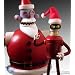 FUTURAMA ROBOT SANTA / SANTA BENDER FIGURE 2 PACK 2008 COMIC CON EXCLUSIVE