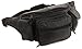 New Large Leather Waist Hip Lumbar Fanny Pack Bag with Dual Cell Phone Pocket