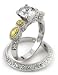 Jewelry : Prong Setting CZ Wedding Set