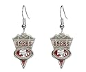 San Francisco 49ers Dangle Earrings - NFL Football Fan Shop Sports Team Merchandise