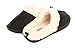 Floopi Womens Indoor Outdoor Fur Lined Clog Slipper W/Memory Foam