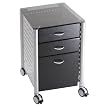 Leda Black 3-Drawer File