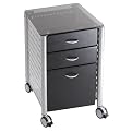 Leda Black 3-Drawer File