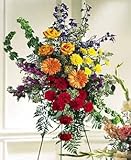Fond Farewell Standing Funeral Spray