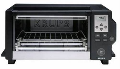 Krups FBC2 6-Slice Digital Convection Toaster Oven, Black