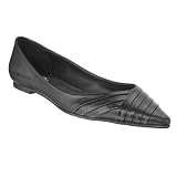 Mossimo Daphne Patent Pleated Flats - Black