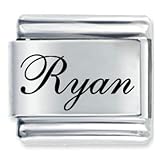 Name Ryan Italian Charms Bracelet Link