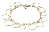14k Yellow Gold Circle Bracelet
