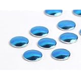 Hotfix- Aluminium-Nieten von Unique 6.0mm (Capri Blue), 100 St�ckvon "Unique"