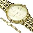 Geneve Classic Quartz Men's Gold Watch