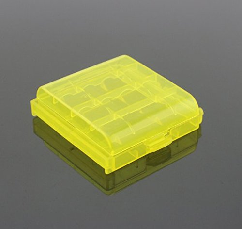 Lemonc Pack of 5 PCS AA / AAA Battery Storage Hard Case Box