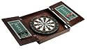 Halex 64733 Cambridge Bristle Dartboard Wood Cabinet Set