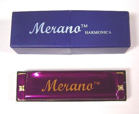 MusicalInstruments: Merano HA10 Blues Harmonica, Key of C   Purple