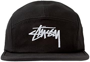 Stussy Mens Stock FA14 Camp Adjustable Hat/Cap, Black, One Size