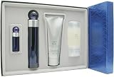 Perry Ellis 360 Blue By Perry Ellis For Women. Set-eau De Parfum Spray 3.4 Ounces & Body Lotion 3 Ounces & Shower Gel 3 Ounces & Eau Parfum Spray .25 Ounces Mini