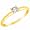 1/4 ct. Round Diamond Solitaire Ring in 14K Yellow Gold - Size 6