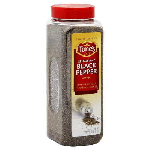 Tone’s Spices Restaurant Black Pepper (18 oz)