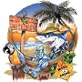Shark In Hammock Adult T-Shirt
