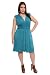 Torrid Plus Size Teal Crocheted-Trim Sleeveless Dress