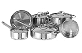 Innova Leyse 10-Piece Stainless-Steel Cookware Set