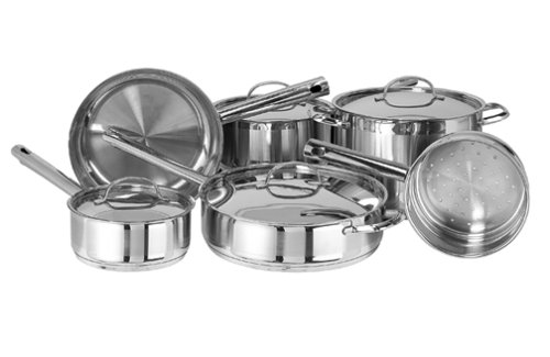 Innova Leyse 10-Piece Stainless-Steel Cookware Set product image