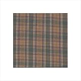 Green Gold Plaid Toss Pillow by 