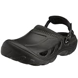 crocs Men's Crostrail Clog,Black/Black{,9 M US Men's/11 M US Women's