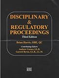 Disciplinary and regulatory proceedings