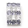 Sterling Silver Iolite and White Topaz Pendant