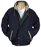 Poplin jacket in Navy, Size XL