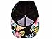 Flat Bill Floral Snapback Hats (Front Is Black and Brim Is Flower Black)