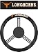 NCAA Texas Longhorns Poly-Suede Steering Wheel Cover