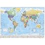 World Map Subject Poster Print, 36x24