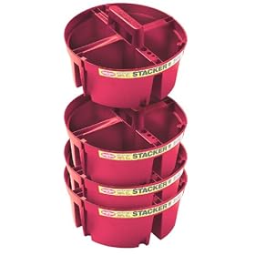 Click here to buy Bucket Boss Brand 15054-CS04 4-Piece Super Stacker Kit by Bucket Boss.